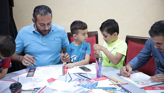 المرسم العاشورائي السابع ألوان عاشقة رسمت حب الحسين في برج البراجنة المرسم العاشورائي السابع ألوان عاشقة رسمت حب الحسين في برج البراجنة