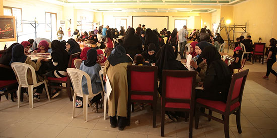 المرسم العاشورائي السابع ألوان عاشقة رسمت حب الحسين في برج البراجنة المرسم العاشورائي السابع ألوان عاشقة رسمت حب الحسين في برج البراجنة