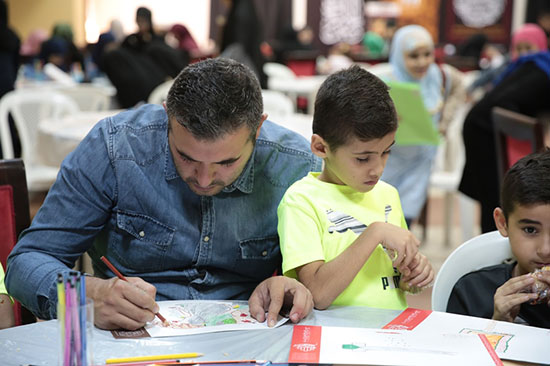 المرسم العاشورائي السابع ألوان عاشقة رسمت حب الحسين في برج البراجنة المرسم العاشورائي السابع ألوان عاشقة رسمت حب الحسين في برج البراجنة