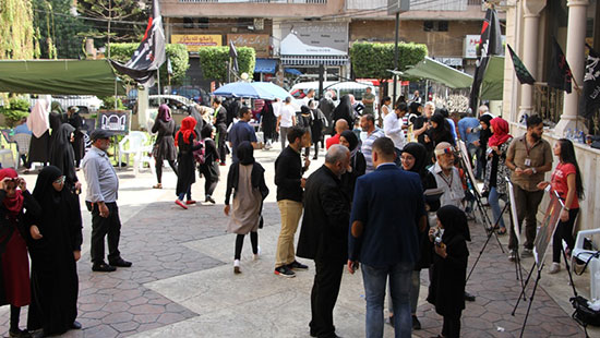المرسم العاشورائي السابع ألوان عاشقة رسمت حب الحسين في برج البراجنة المرسم العاشورائي السابع ألوان عاشقة رسمت حب الحسين في برج البراجنة