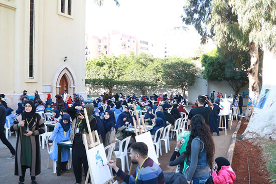 أمسية ومرسم هنا الضاحية هنا القدس من كنيسة حارة حريك الى كنيسة القيامة