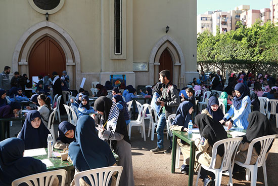 أمسية ومرسم هنا الضاحية هنا القدس من كنيسة حارة حريك الى كنيسة القيامة