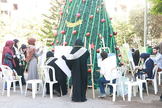 أمسية ومرسم هنا الضاحية هنا القدس من كنيسة حارة حريك الى كنيسة القيامة