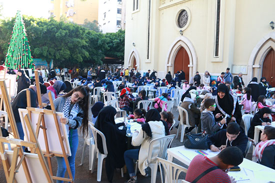 أمسية ومرسم هنا الضاحية هنا القدس من كنيسة حارة حريك الى كنيسة القيامة