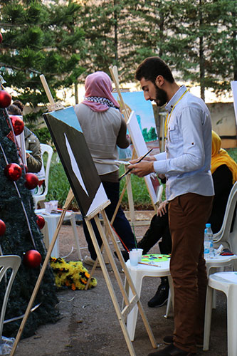 أمسية ومرسم هنا الضاحية هنا القدس من كنيسة حارة حريك الى كنيسة القيامة