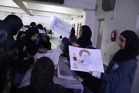 تقرير مصور عن المرسم الفني البيئي "خضرا يا بلادي" 