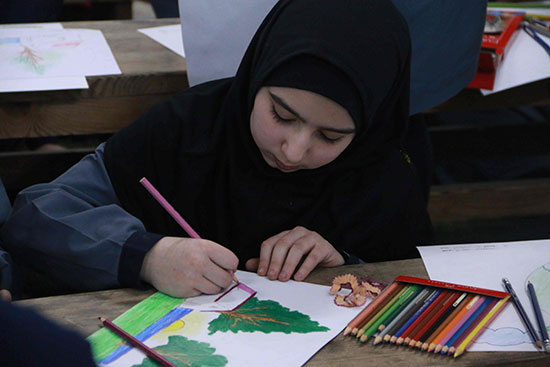 تقرير مصور عن المرسم الفني البيئي "خضرا يا بلادي" 