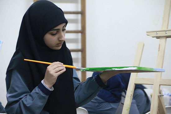 تقرير مصور عن المرسم الفني البيئي "خضرا يا بلادي" 