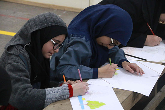 تقرير مصور عن المرسم الفني البيئي "خضرا يا بلادي" 