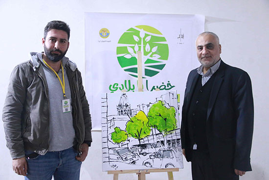 تقرير مصور عن المرسم الفني البيئي "خضرا يا بلادي" 